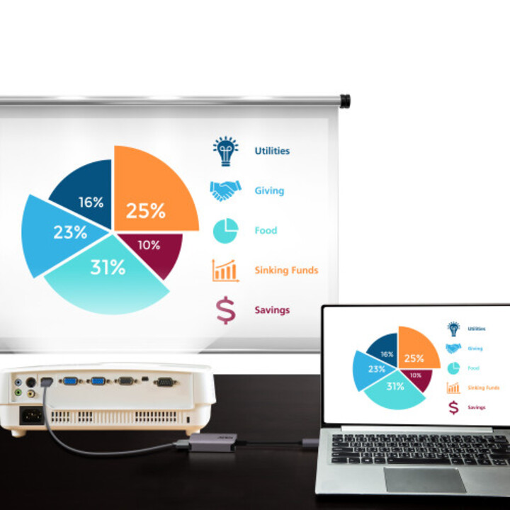 Aten Adaptador De Usb-c A 4k Hdmi