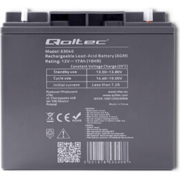Boîte de module de batterie Qoltec | 17Ah | 12kW