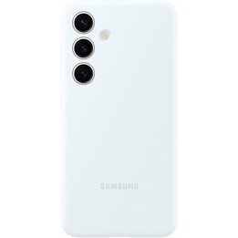 Capa de silicone Samsung para Galaxy S24 (branca)