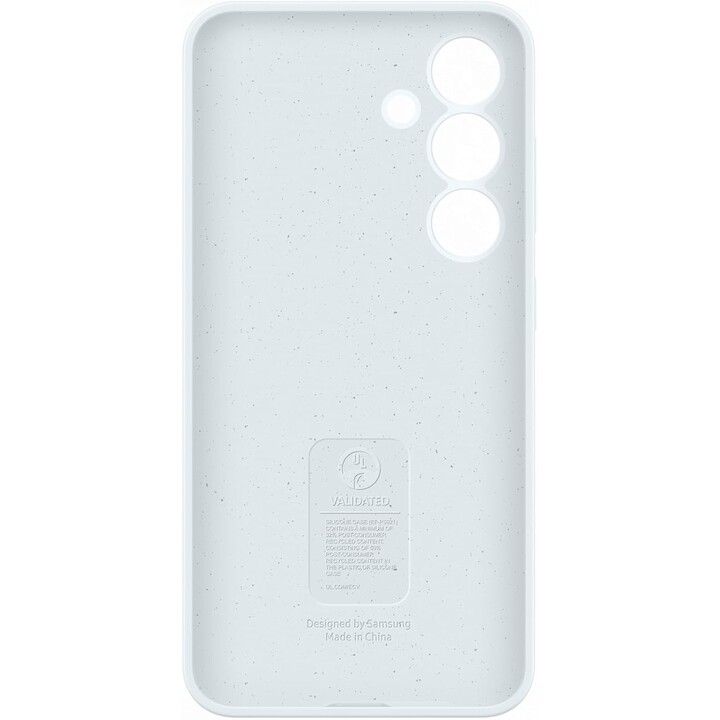 Custodia in silicone Samsung per Galaxy S24 (Bianco)