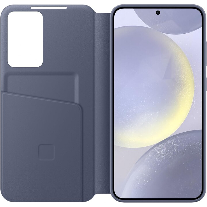Capa carteira Samsung Smart View para Galaxy S24+ (violeta)