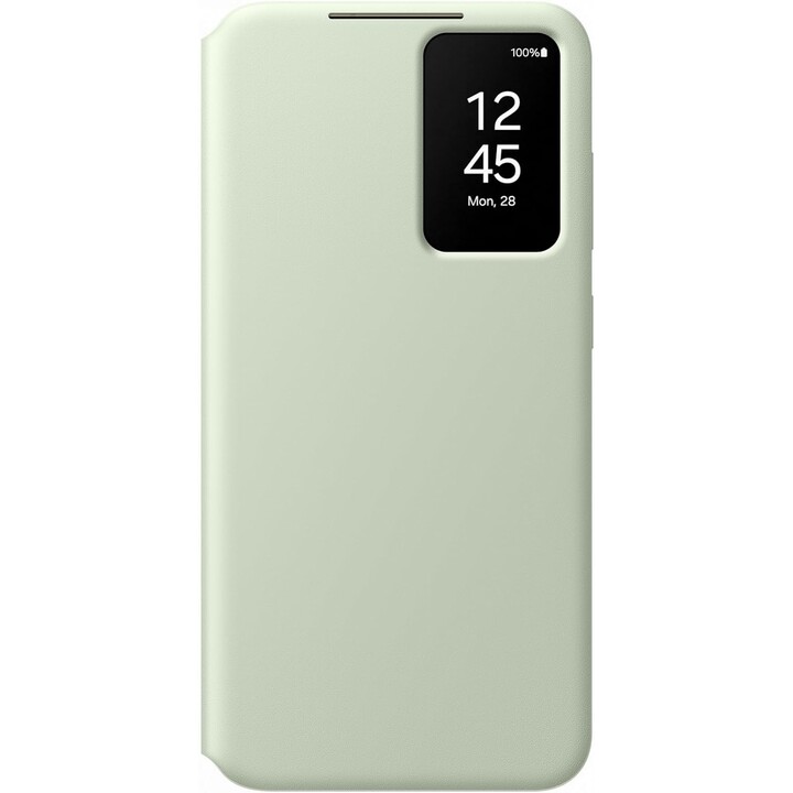 Funda tipo billetera Samsung Smart View para el Galaxy S24+ (verde claro)