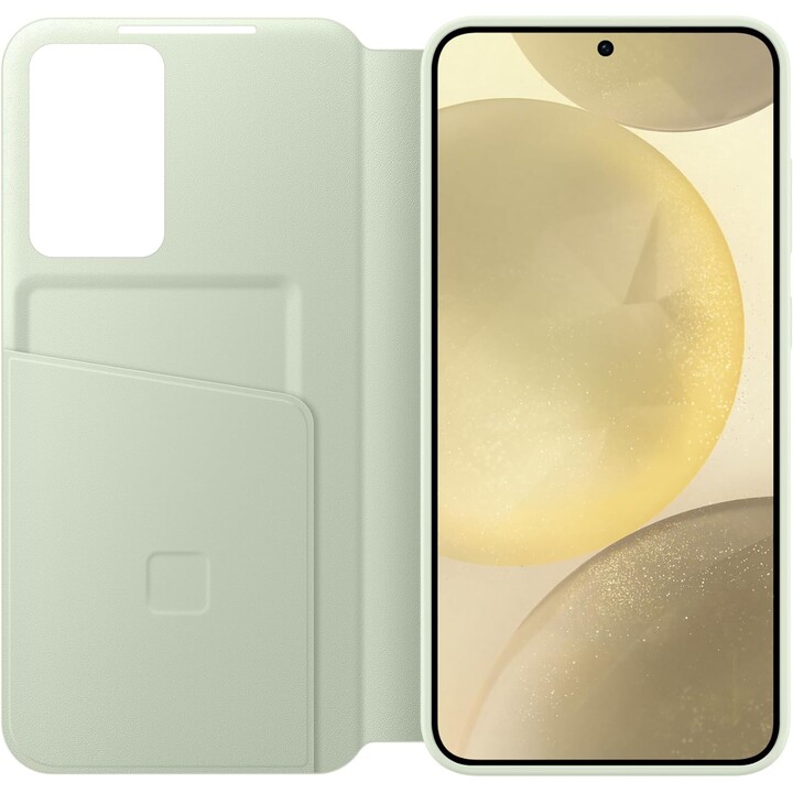 Étui portefeuille Samsung Smart View pour Galaxy S24+ (vert clair)