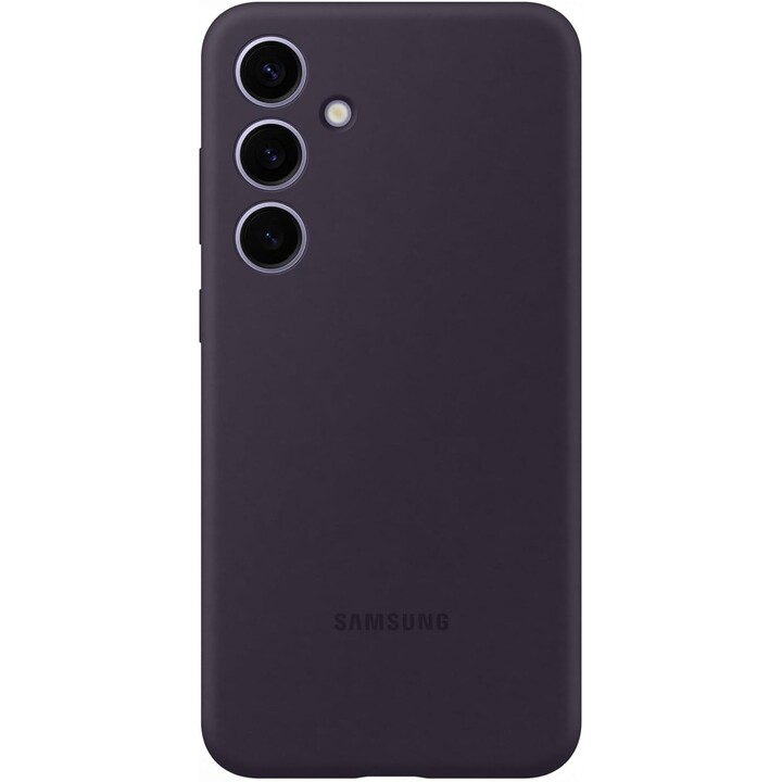 Samsung Silicone Case for the Galaxy S24+ (Dark Violet)