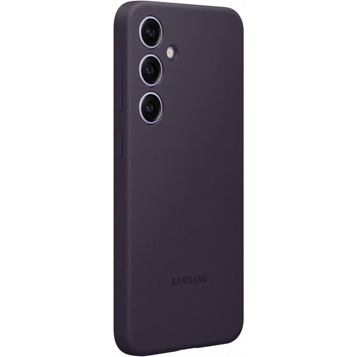 Samsung Silicone Case for the Galaxy S24+ (Dark Violet)