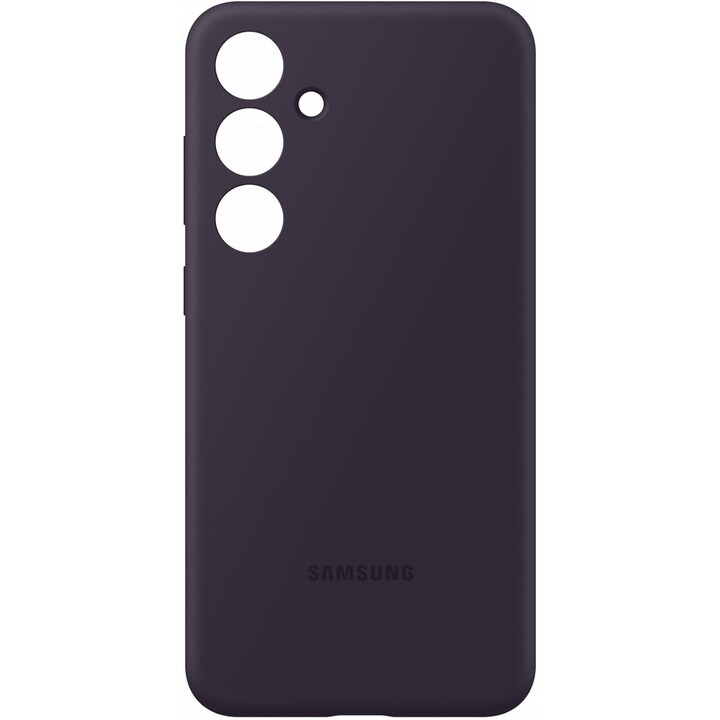 Samsung Silicone Case for the Galaxy S24+ (Dark Violet)