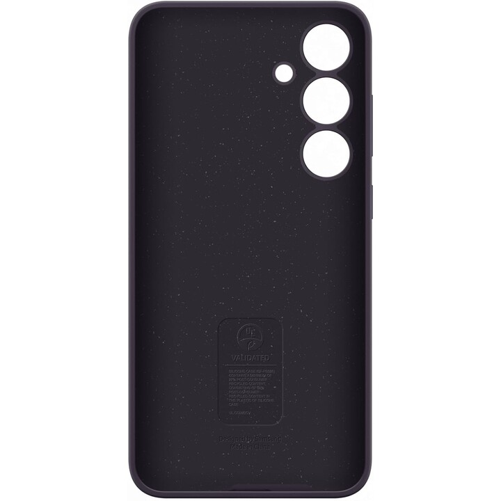 Coque en silicone Samsung pour Galaxy S24+ (Violet foncé)