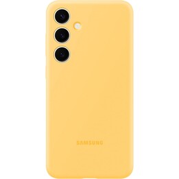 Capa de silicone Samsung para Galaxy S24 + (amarela)