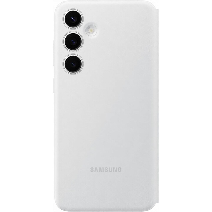 Custodia a portafoglio Samsung Smart View per Galaxy S24+ (Bianco)