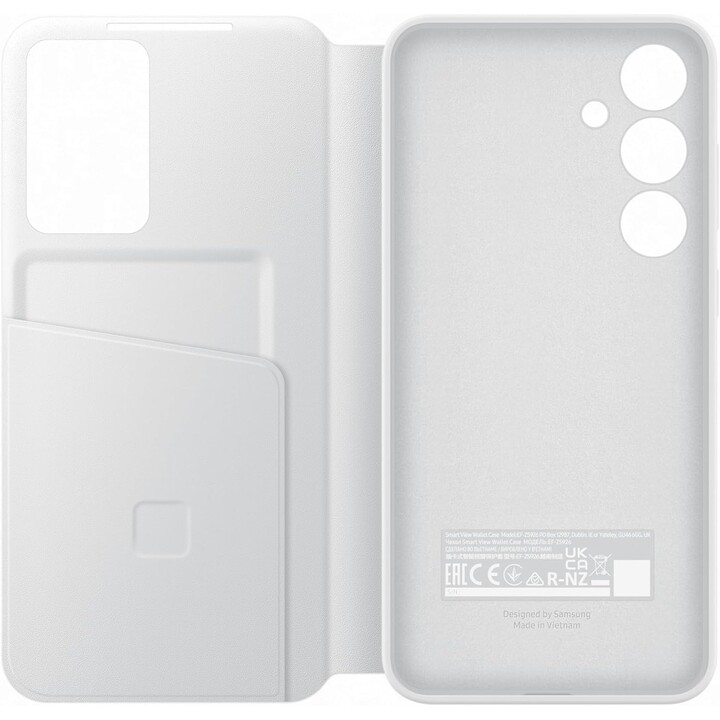 Funda tipo billetera Samsung Smart View para el Galaxy S24+ (Blanco)