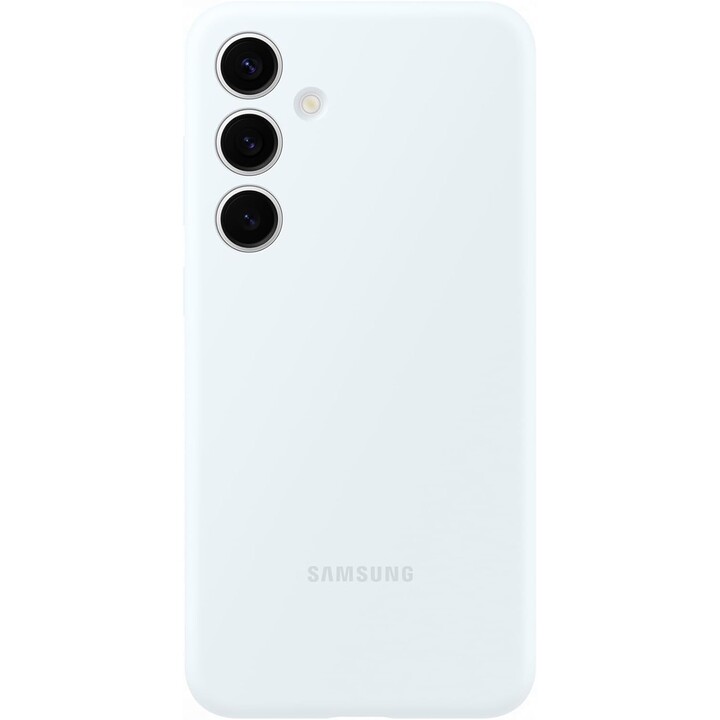 Funda de Silicona Samsung para el Galaxy S24+ (Blanco)