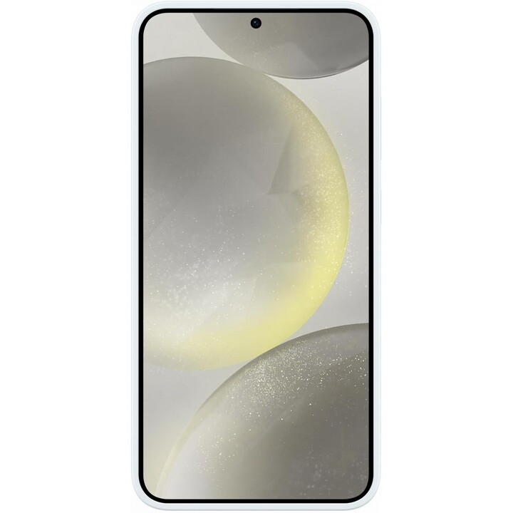 Custodia in silicone Samsung per Galaxy S24+ (Bianco)