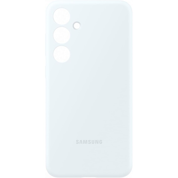 Samsung Silicone Case for the Galaxy S24+ (White)