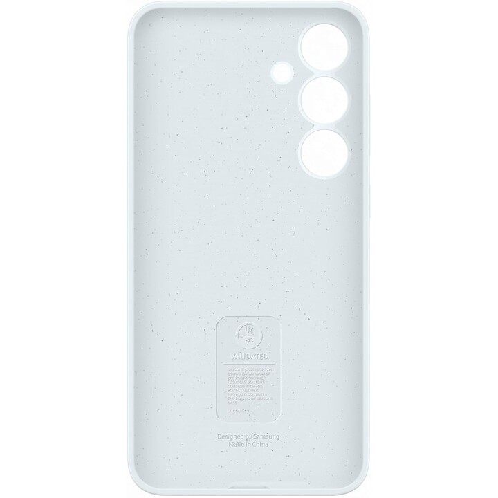 Custodia in silicone Samsung per Galaxy S24+ (Bianco)