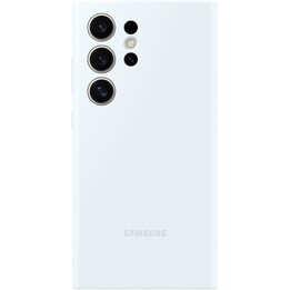Capa de silicone Samsung para Galaxy S24 Ultra (branca)
