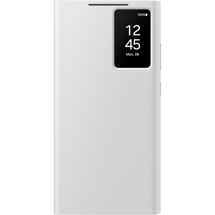 Étui portefeuille Samsung Smart View pour Galaxy S24 Ultra (blanc)