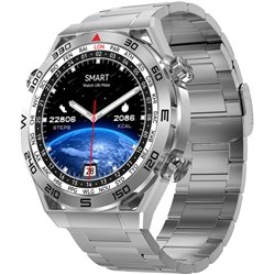 DT NO.1 Ultra Mate Plata  con Correa Metalica Plateada