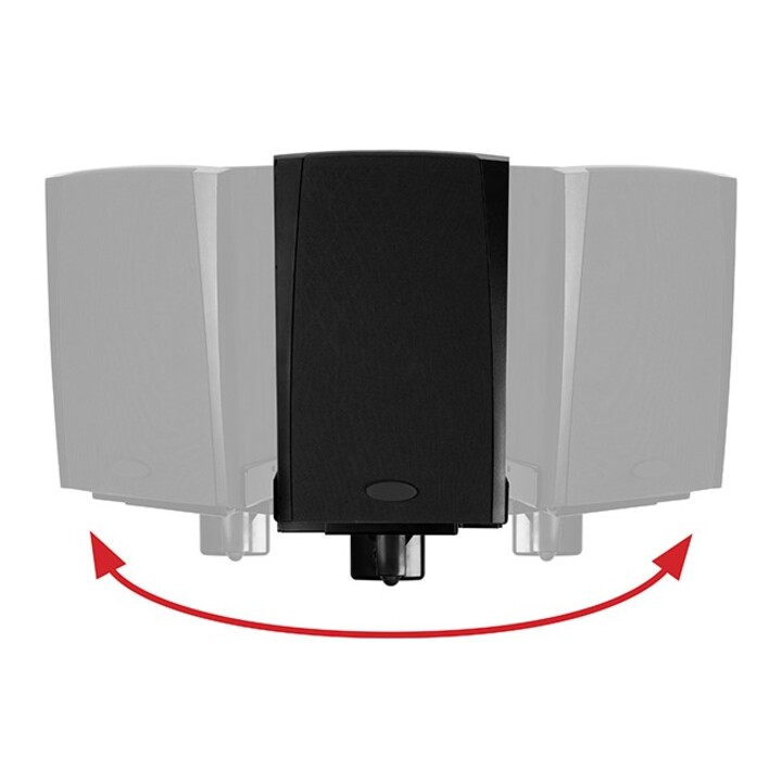 B-Tech BT77 Supports muraux pour enceintes noir