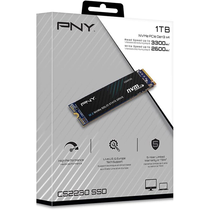 SSD PNY CS2230 da 1TB M.2 PCIe NVMe