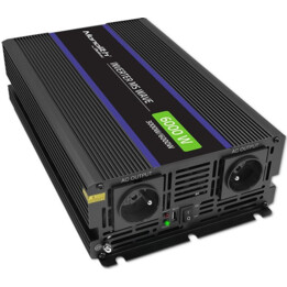 Qoltec Monolith 6000 MS Convertidor de voltaje de onda 12V 230V