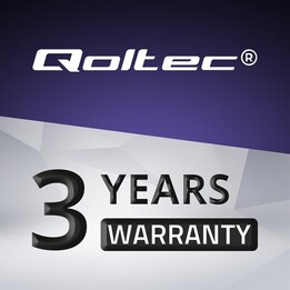 Qoltec 51025 adattatore di alimentazione e inverter per interni Nero