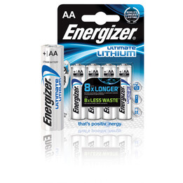 ENERGIZER ENLITHIUMAAP4 Lithium-Batterie AA 4 Stk. grau