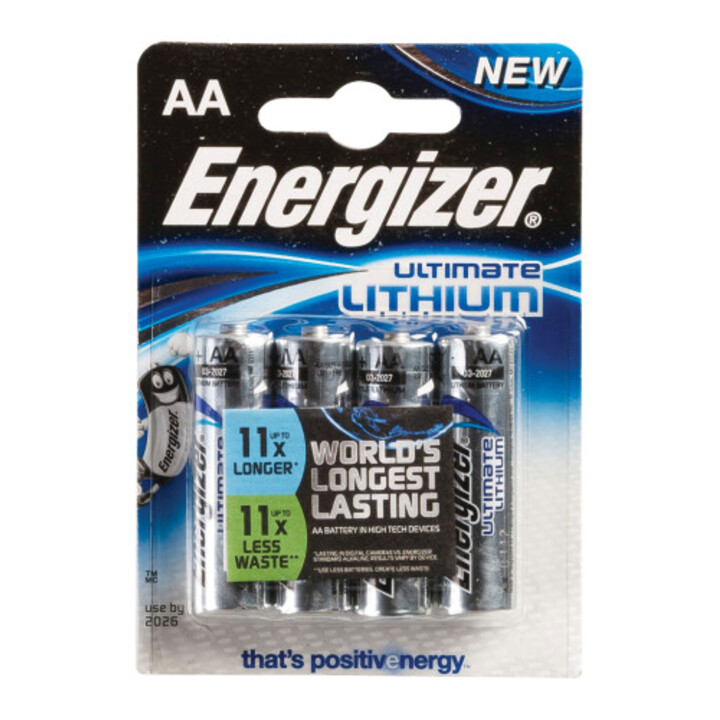 ENERGIZER ENLITHIUMAAP4 pila de litio AA 4 uds gris