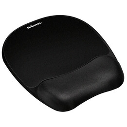 Alfombrilla Con Reposamuñecas Memory Foam Negro Fellowes 9176501