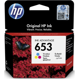 HP 653 cartuccia originale resa standard ciano magenta giallo