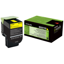 Lexmark 80C2XYE cartucho de tóner Original Amarillo