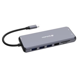 Hub multipuerto USB-C Pro 14 puertos CMH-14 (2 x HDMI | VGA | RJ45 | 3 x USB-A 3.2 Gen1 | USB-C 3.2 Gen1 | 2 x USB-A 2.0 | SD | 