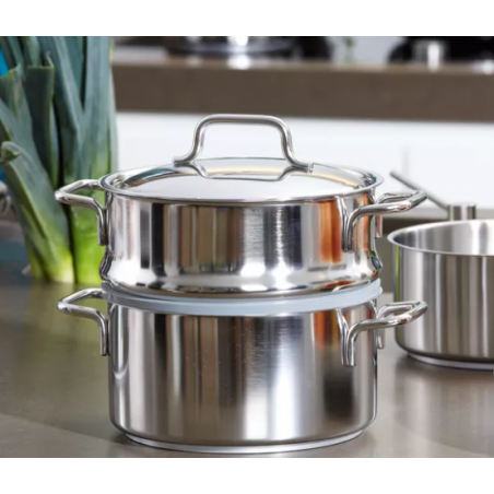 Demeyere APOLLO 7 40850-361-0 cacerola 8 L Alrededor Plata