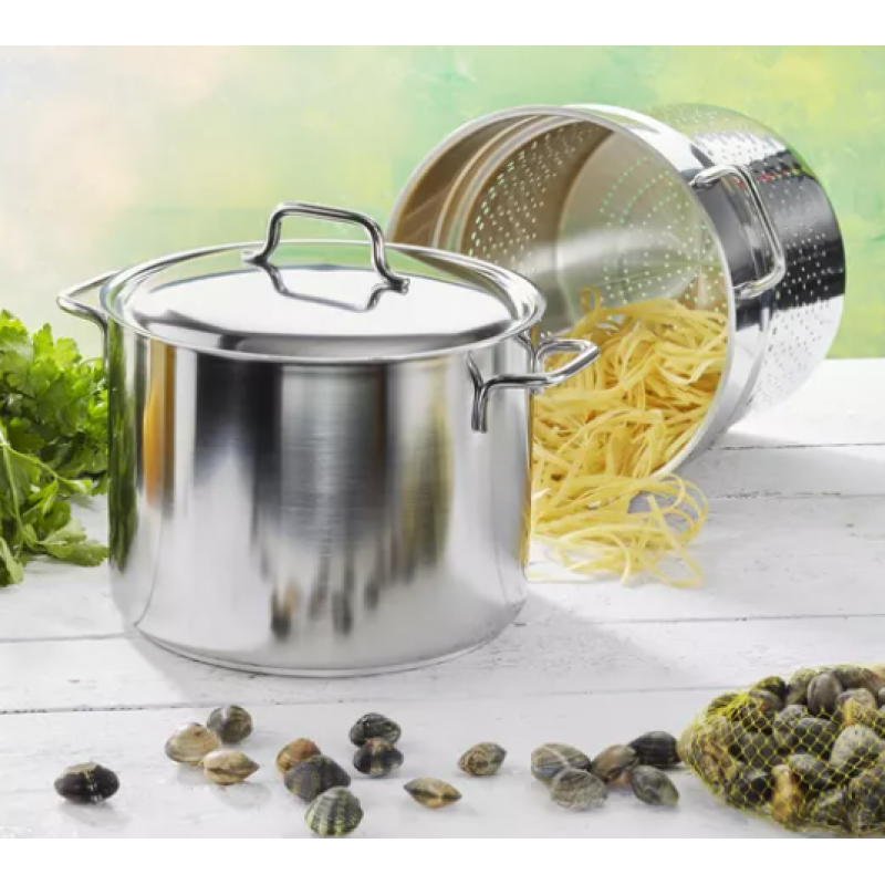 Demeyere APOLLO 7 40850-361-0 cacerola 8 L Alrededor Plata