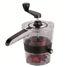 Affettatrice GEFU Spiralfix Manuale Nera, Trasparente Acciaio inox
