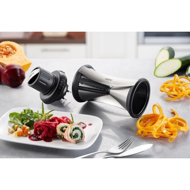 Fatiador GEFU SPIRELLI XL Manual Preto, Aço inoxidável Plástico, Aço inoxidável