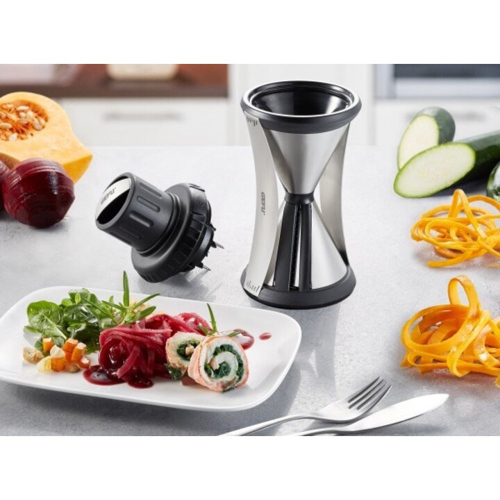 Fatiador GEFU SPIRELLI XL Manual Preto, Aço inoxidável Plástico, Aço inoxidável