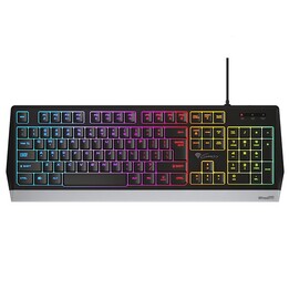 Natec GENESIS Rhod 300 RGB US Clavier de jeu USB Noir