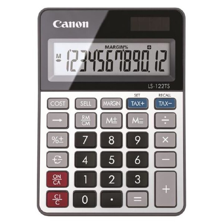 Canon LS-122TS calcolatrice Desktop Calcolatrice con display Grigio