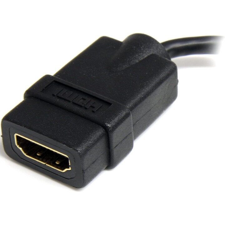 Adaptador Startech HDMI fêmea / micro HDMI macho 0,12m
