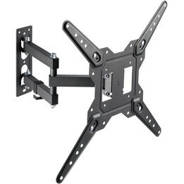 Aisens WT55TSE-153 (3 pivots) Pivotant et inclinable 23-55 VESA 400x400 mm Noir - Support pour moniteur/TV Eco