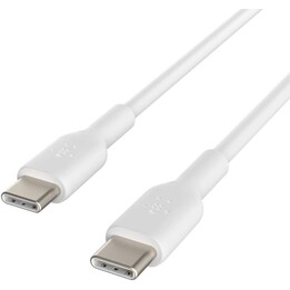 Câble USB-C mâle / USB-C mâle Belkin 2m blanc