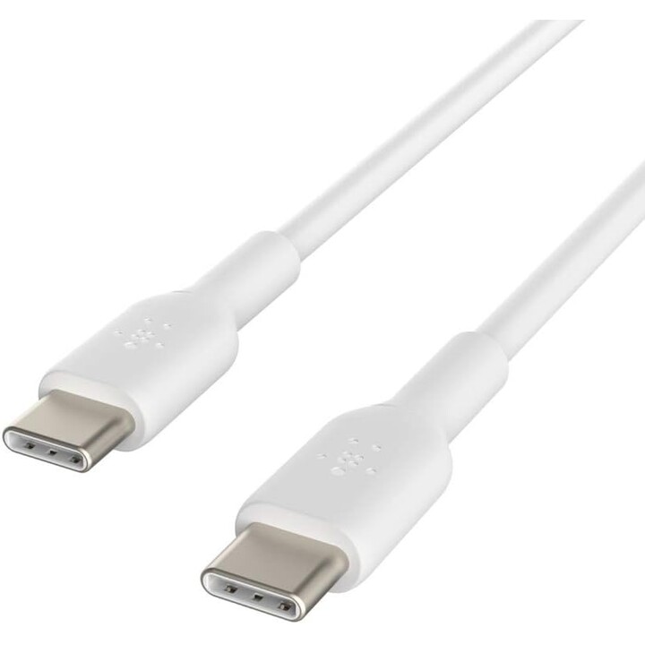 Câble USB-C mâle / USB-C mâle Belkin 2m blanc