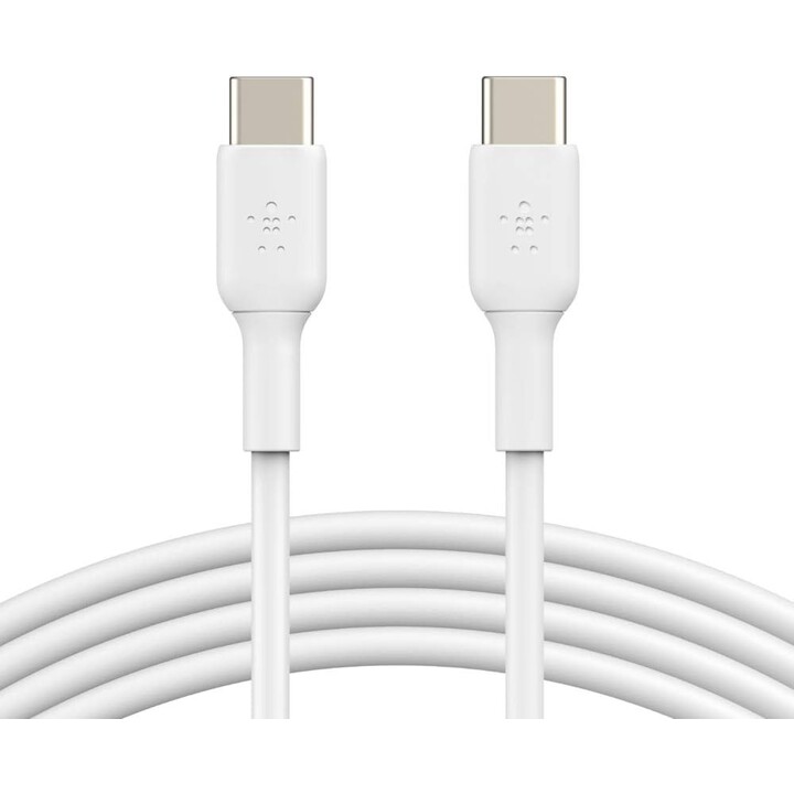 Câble USB-C mâle / USB-C mâle Belkin 2m blanc