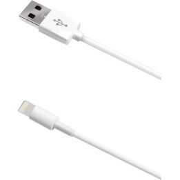 Celly USB-Stecker/Lightning-Stecker-Kabel 1 m weiß