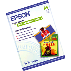 Epson self-adhesive paper s041106 photo quality a4 10h.
