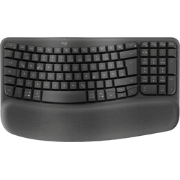 Logitech Wave Keys for Business, clavier sans fil (allemand (QWERTZ), forme ergonomique)
