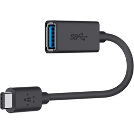 Adaptador Belkin USB-C para USB-A 3.0 preto