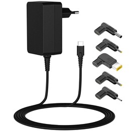 Chargeur universel pour ordinateur portable Leotec 45 W Type-C/ 1x USB Type-C/ 2,25 A