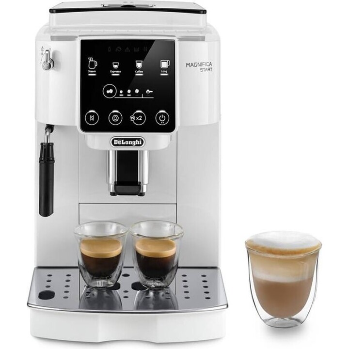 Cafeteira Delonghi Magnifica Start Bomba de pressão 15 bar Batedor de leite embutido Totalmente automático 1450 W