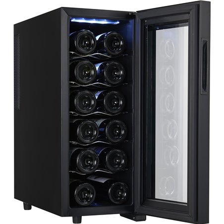 Adler Beverage Pantry AD 8083 Energy efficiency class G Free standing Bottles capacity 12 Black